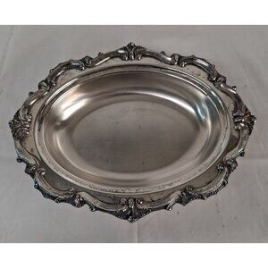 EPCA Bristol by Poole Silverplate Casserole Serve Dish B-134 VTG 9.5" x 12" MCM
